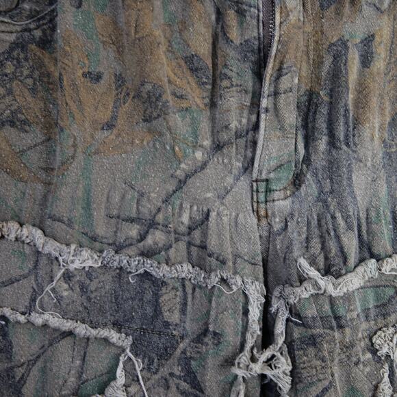 Guapi Men's Camo distressed limited edition stacked Jeans size 30 - Picture 5 of 6